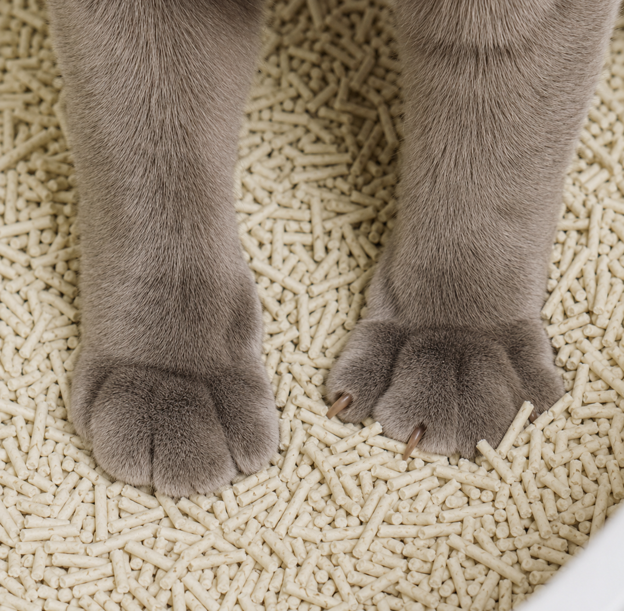 Arena de tofu para gatos: menos olor, menos polvo y limpieza más fácil
